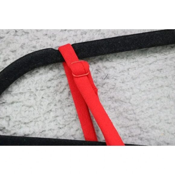 LuLus Red Cut-Out Dress-Size XS-New without Tags-Bow-Straps-Empire Waist-Lined - Picture 8 of 9